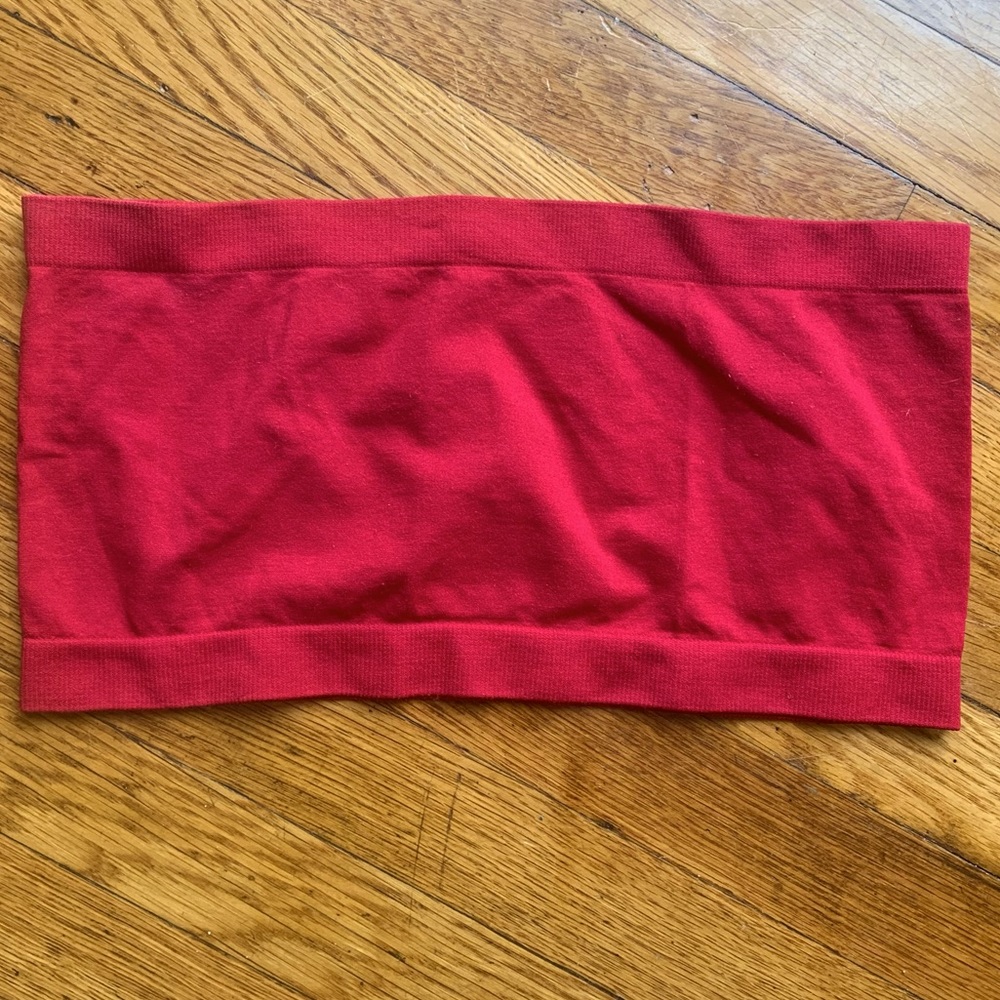 SoHo Girls | Retro Red Bandeau Crop Top